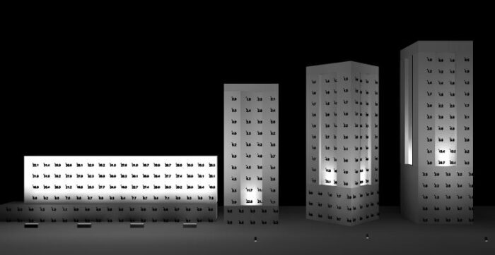 Photometric Drafting - Monument Sign Lighting - University Entrance