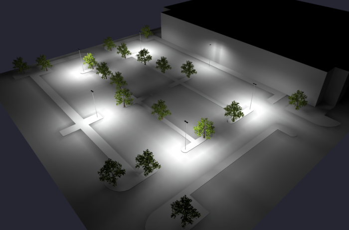 Photometric Drafting - Parking Lot Lighting
